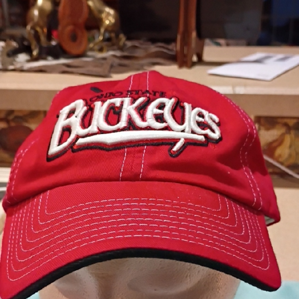 Red Ohio State Buckeyes Cap